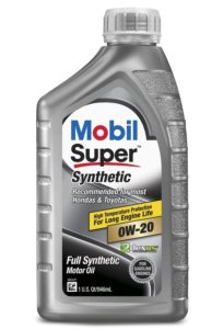 Mobil Super Synthetic 0W 20 - Mobil lubricants
